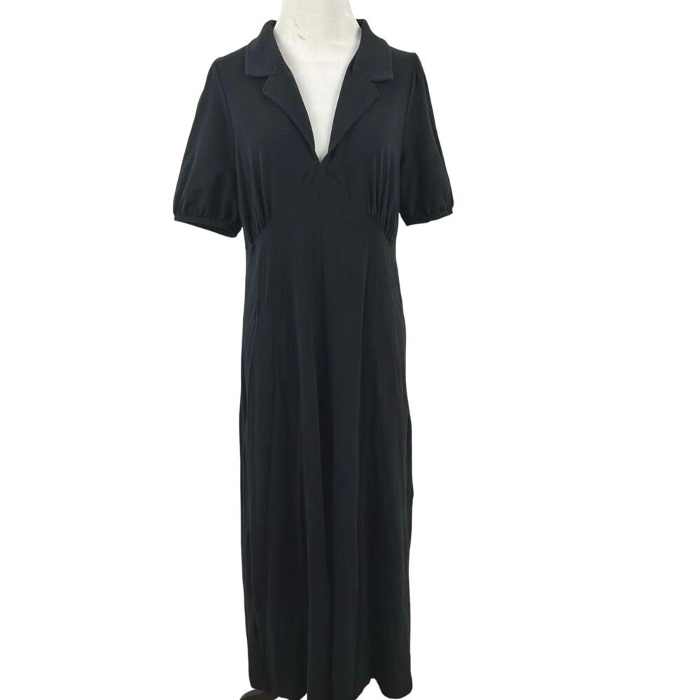 asos black puff sleeve dress | Dresses | Asos Design Collared Maxi Stretch Womens Us 2 velvet puff sleeve dress